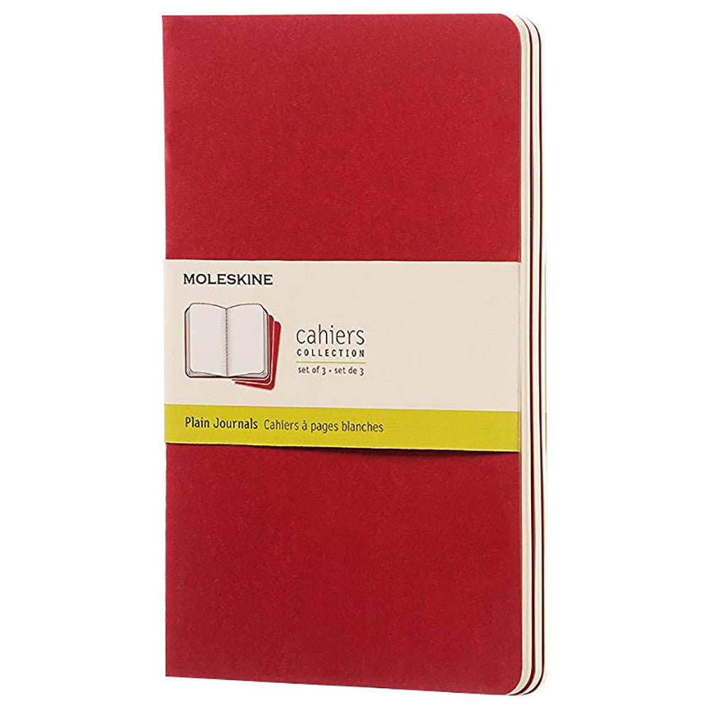 Moleskine Set of 3 Cahier Pocket Plain Journal Large CH118EN - Al Masam Stationery LLC
