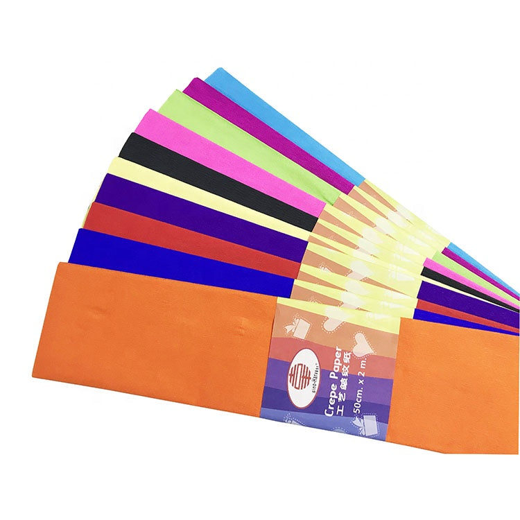 Funbo Crepe Paper 23gsm 50cmx2m - (100 Sheets) - Al Masam Stationery LLC
