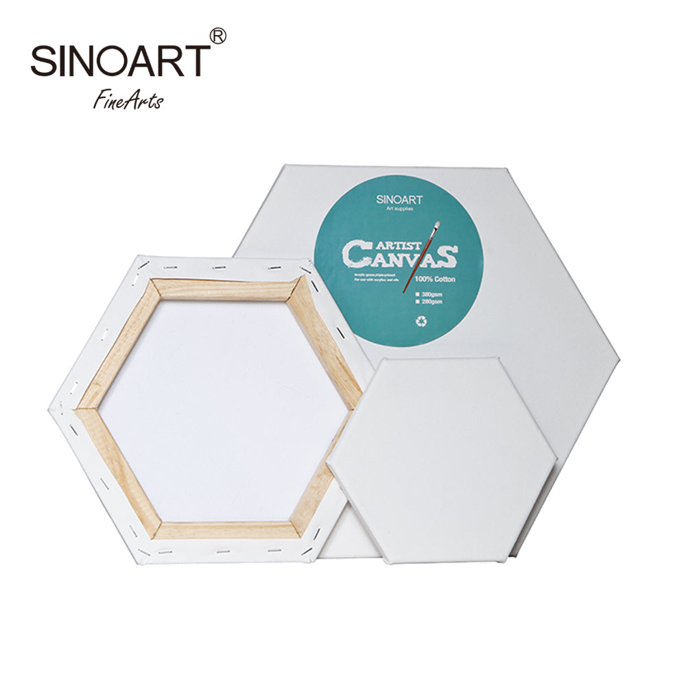 SINOART Hexagonal Stretched Canvas - Al Masam Stationery LLC