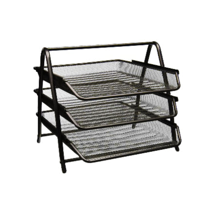 Paper Tray Wiremesh -3 Tier - Al Masam Stationery LLC