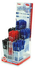 Pentel N65W Twin Marker Black Display of 80Pcs Asst colors - Al Masam Stationery LLC