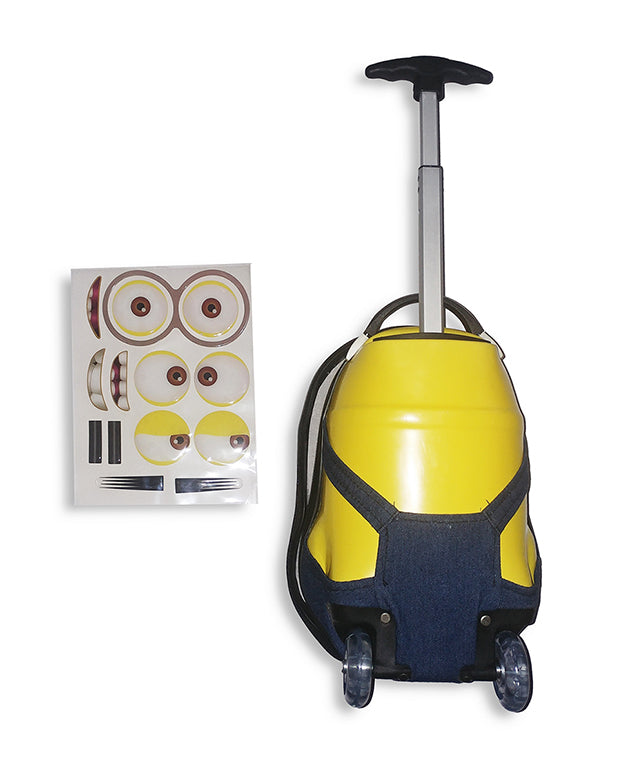 Minion 13 inches Shape Trolley with Expression Stickers Secondary image
