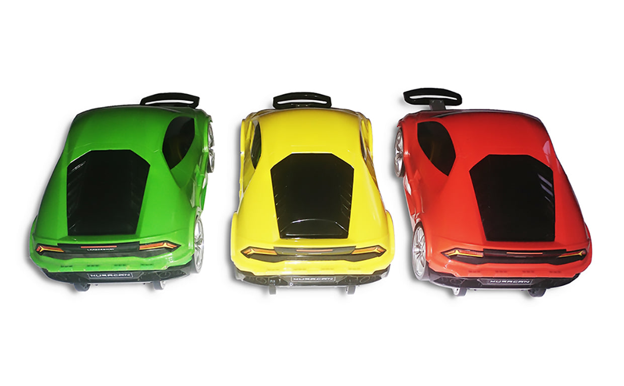 Lambo Cars Trolley Yellow / Red / Green Secondary image