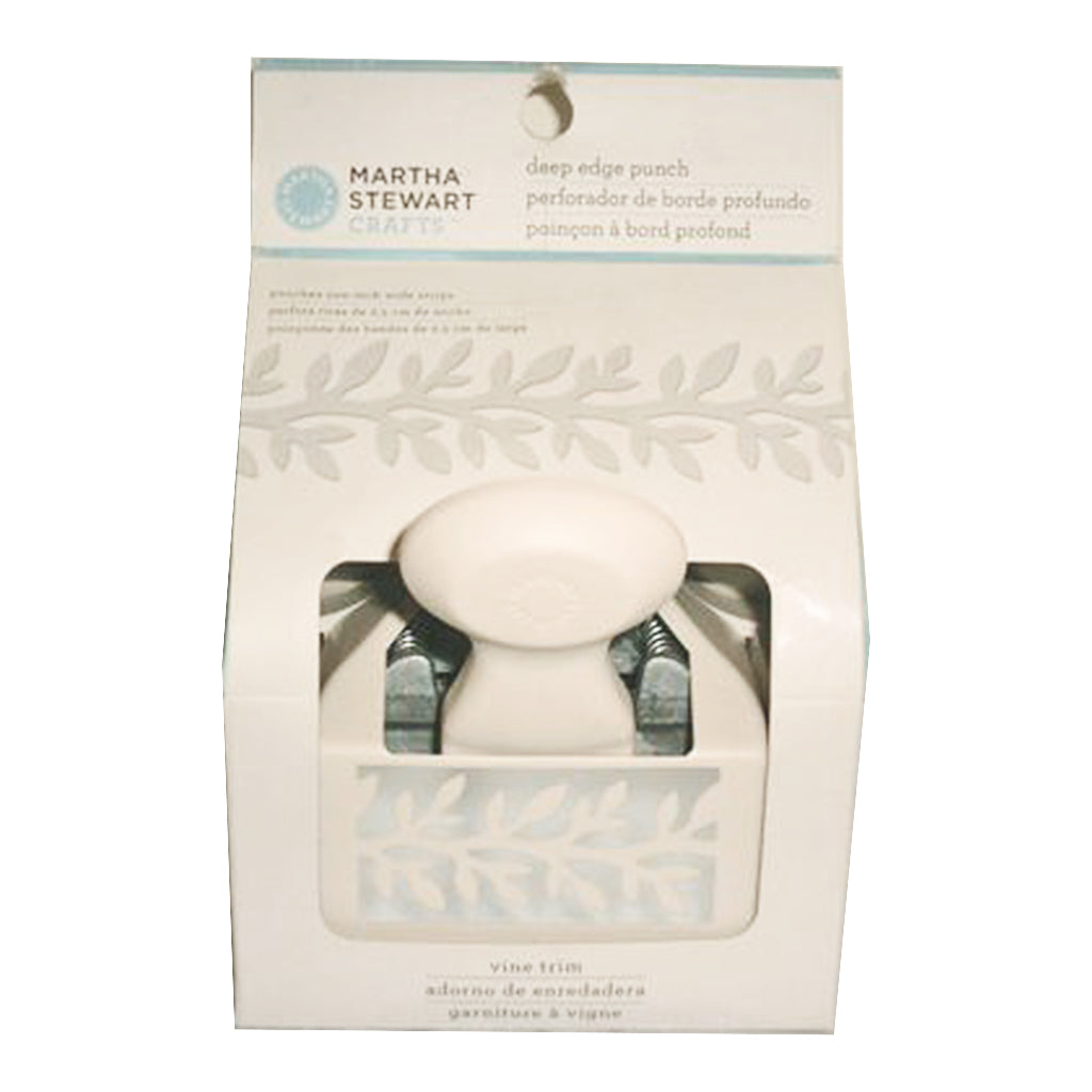 Martha Stewart Flwr Vine Deep Edge Trim Punch - Al Masam Stationery LLC