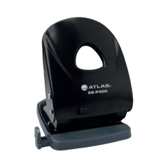 Atlas Paper Punch 10 sheets Black - Al Masam Stationery LLC