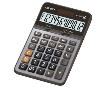 Casio Calculator Model : AX-120B Main image