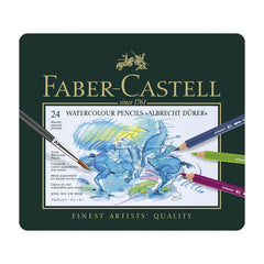 FABER-CASTELL Albrecht Durer Artists Water Color Pencils Tin of 24 colors - Al Masam Stationery LLC