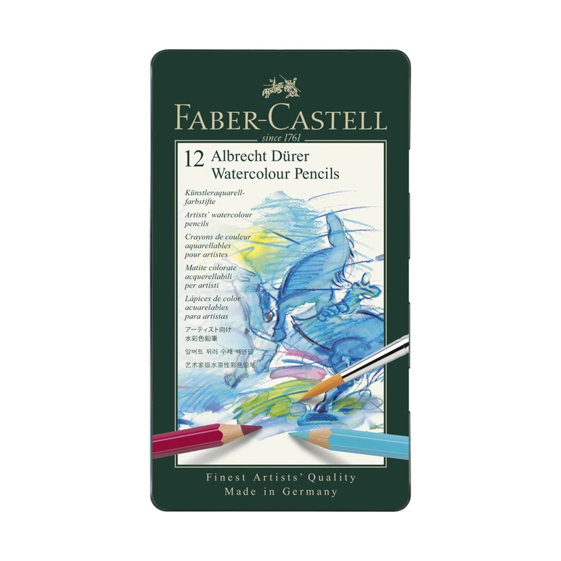 FABER-CASTELL Albrecht Durer Artists Water Color Pencils - (Pack of 12) - Al Masam Stationery LLC