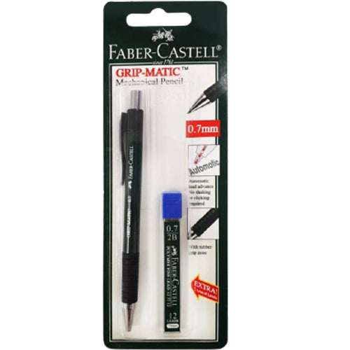FABER-CASTELL GRIPMATIC 1319 0.7MM + 1 TUBE LEAD - Al Masam Stationery LLC