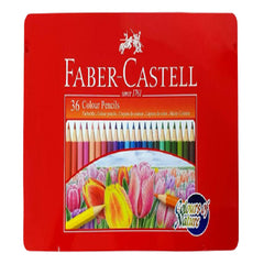 FABER-CASTELL Metal Tin 36 Color - Al Masam Stationery LLC