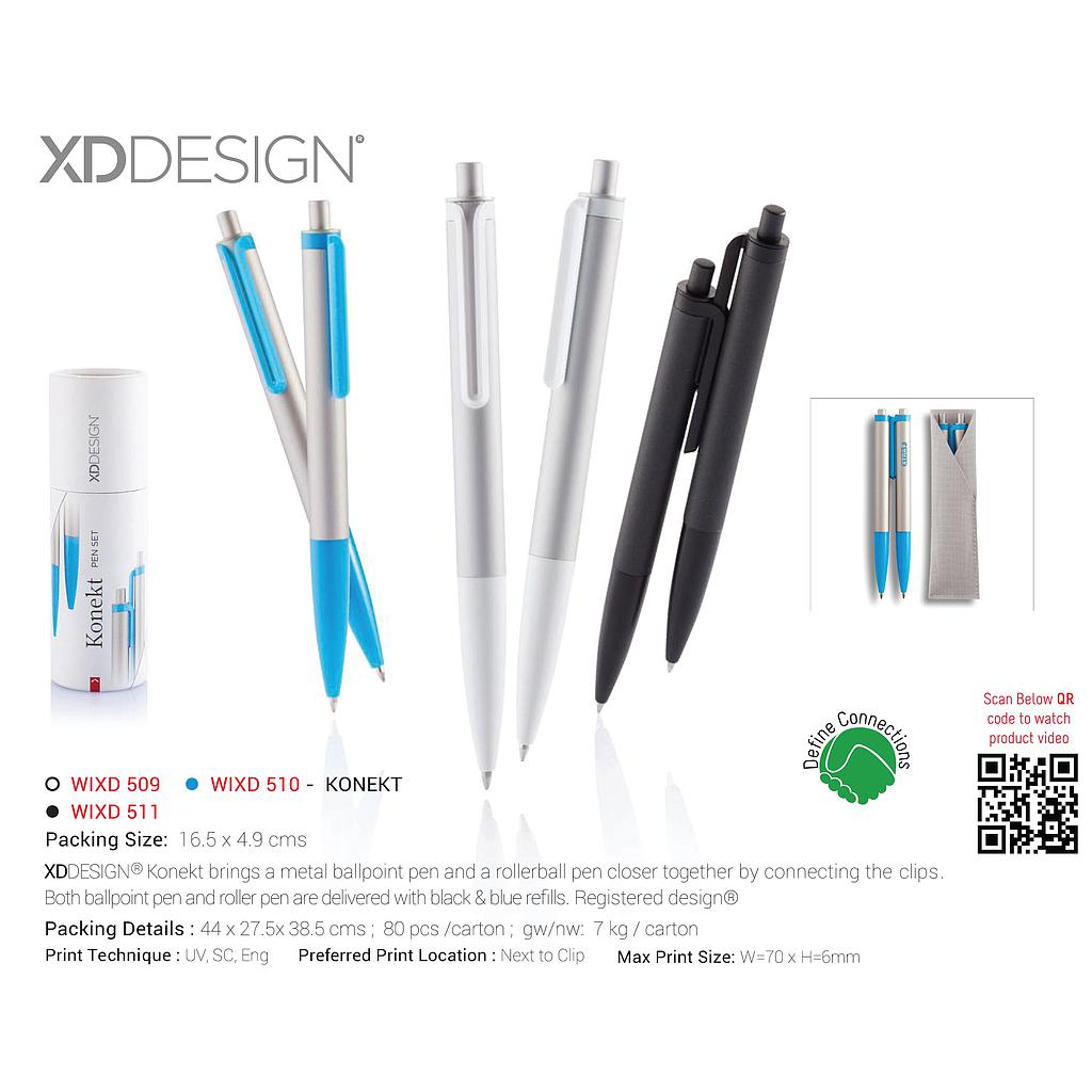 AMS-WIXD-509 - KONEKT (XD Design - Plastic pens) - Al Masam Stationery LLC