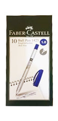 FABER-CASTELL Ball Point Pen 0.7mm Blue (Box of 10) - Al Masam Stationery LLC