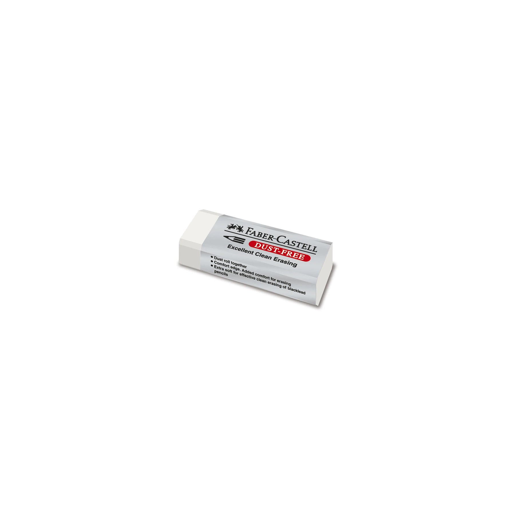 FABER-CASTELL Dust Free Eraser w Sleeve - (FCM187120) - Al Masam Stationery LLC