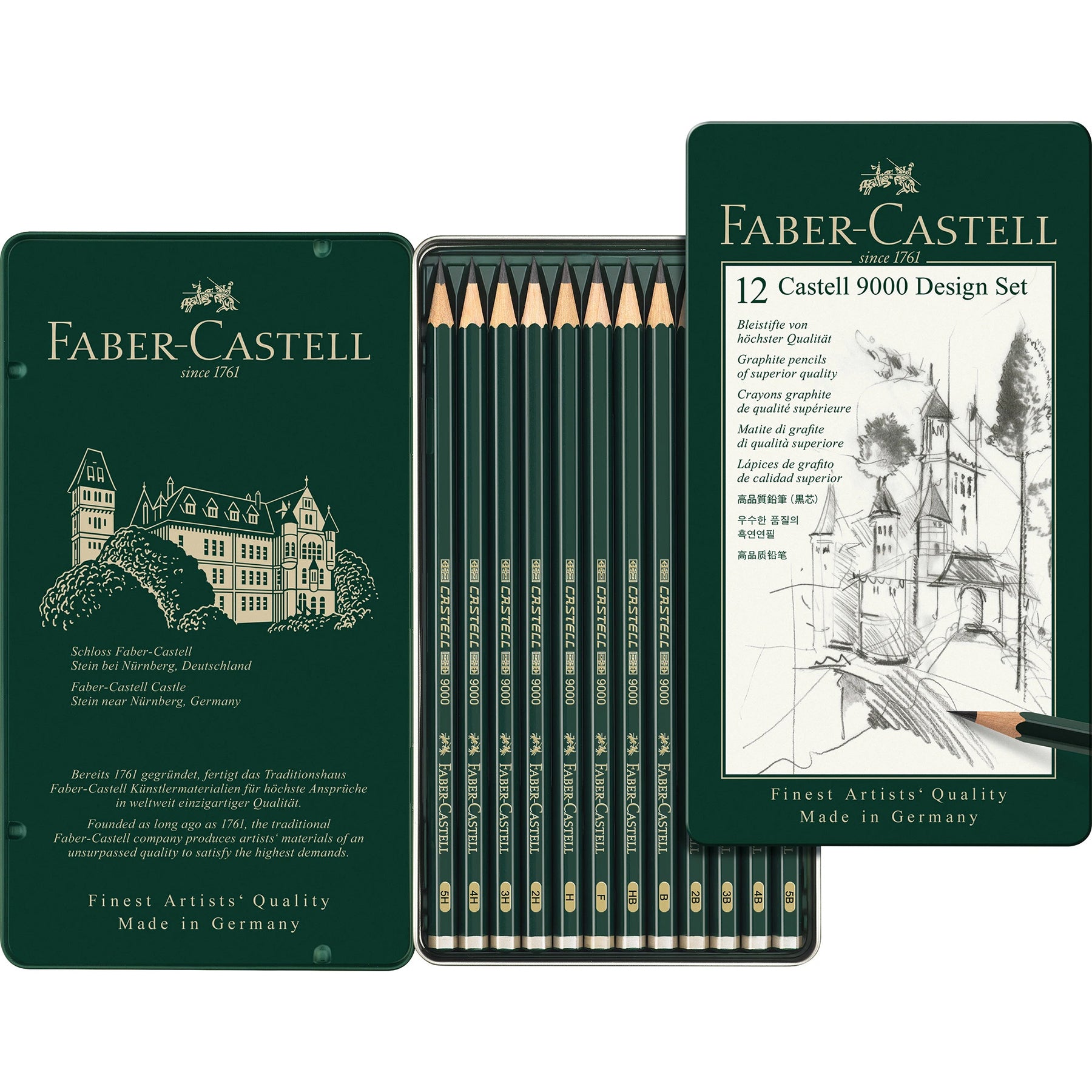 FABER-CASTELL Graphite Pencil Castell 9000 Design Set - Al Masam Stationery LLC