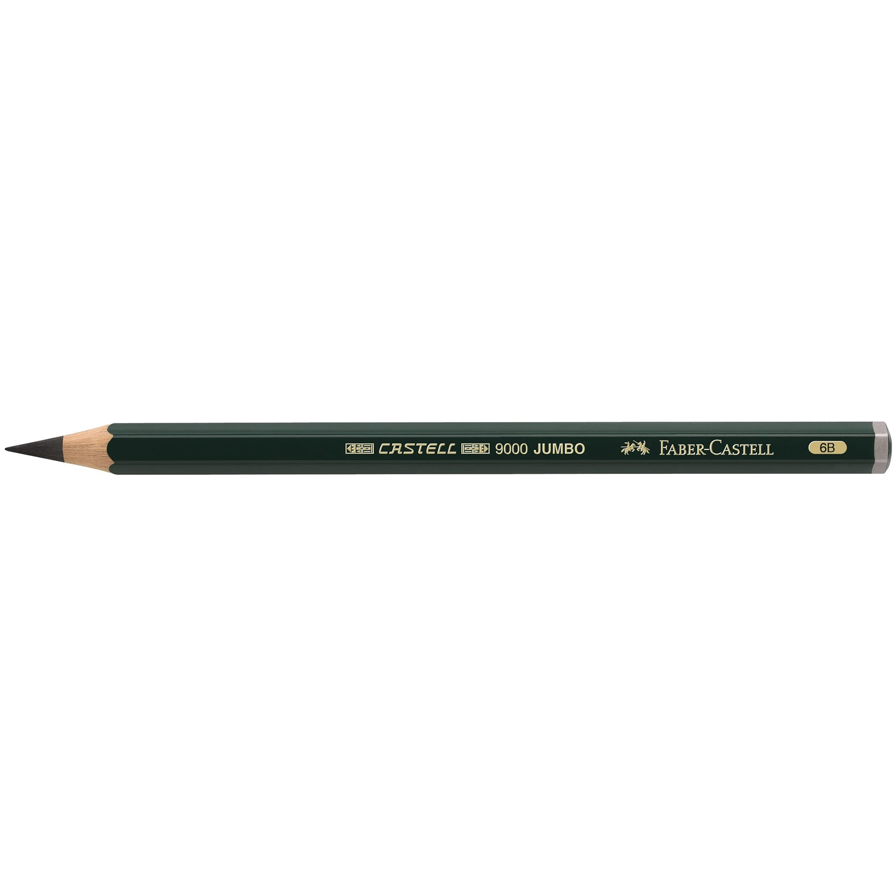 FABER-CASTELL Graphite pencil CASTELL 9000 Jumbo 6B - Al Masam Stationery LLC