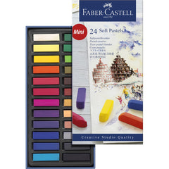 FABER-CASTELL Creative Studio Soft Pastels Half Length Box of 24 - Al Masam Stationery LLC