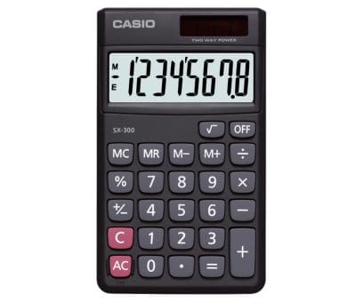 Casio Calculator Model : SX300W - Al Masam Stationery LLC Main image