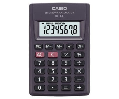 Casio Calculator , Model - HL4 - Al Masam Stationery LLC