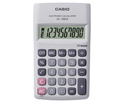 Casio Calculator , Model - HL100 - Al Masam Stationery LLC Main image