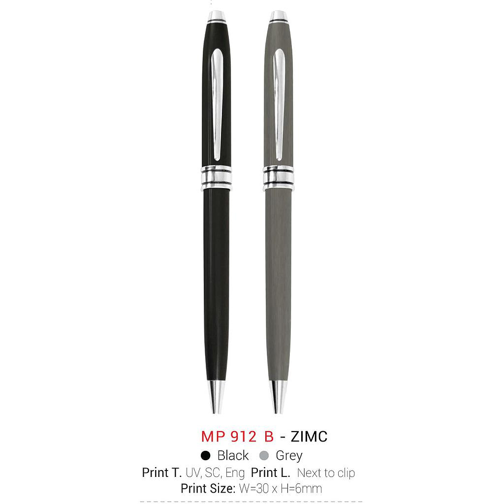AMS- MP 912 B ZIMC Metal Ball Pen - Al Masam Stationery LLC
