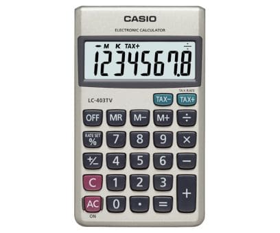 Casio Calculator , Model - LC403 - Al Masam Stationery LLC