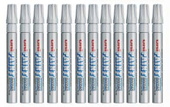 Uni PX20 Paint Marker Bullet Tip Silver (Pack of 12)