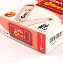 Signature Dr Board (SDB) (The White Board Marker) - Red | Pack Containin 10 Piece - Al Masam Stationery LLC