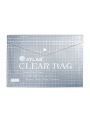 Atlas Document Bag F/S Clear - Al Masam Stationery LLC