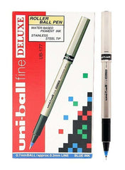 Mitsubishi Fine Deluxe Roller Pen Blue Pack - Al Masam Stationery LLC