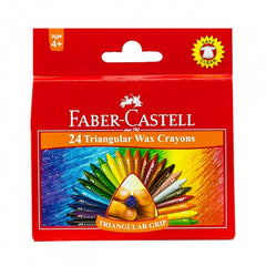 FABER-CASTELL Triangular Wax Crayons 90mm 11mm
