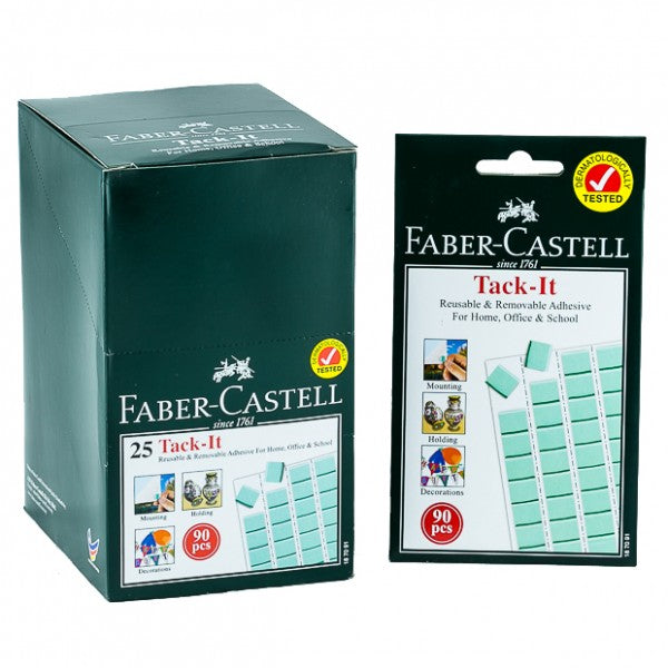 FABER-CASTELL Tack-It 50g -Green - Al Masam Stationery LLC