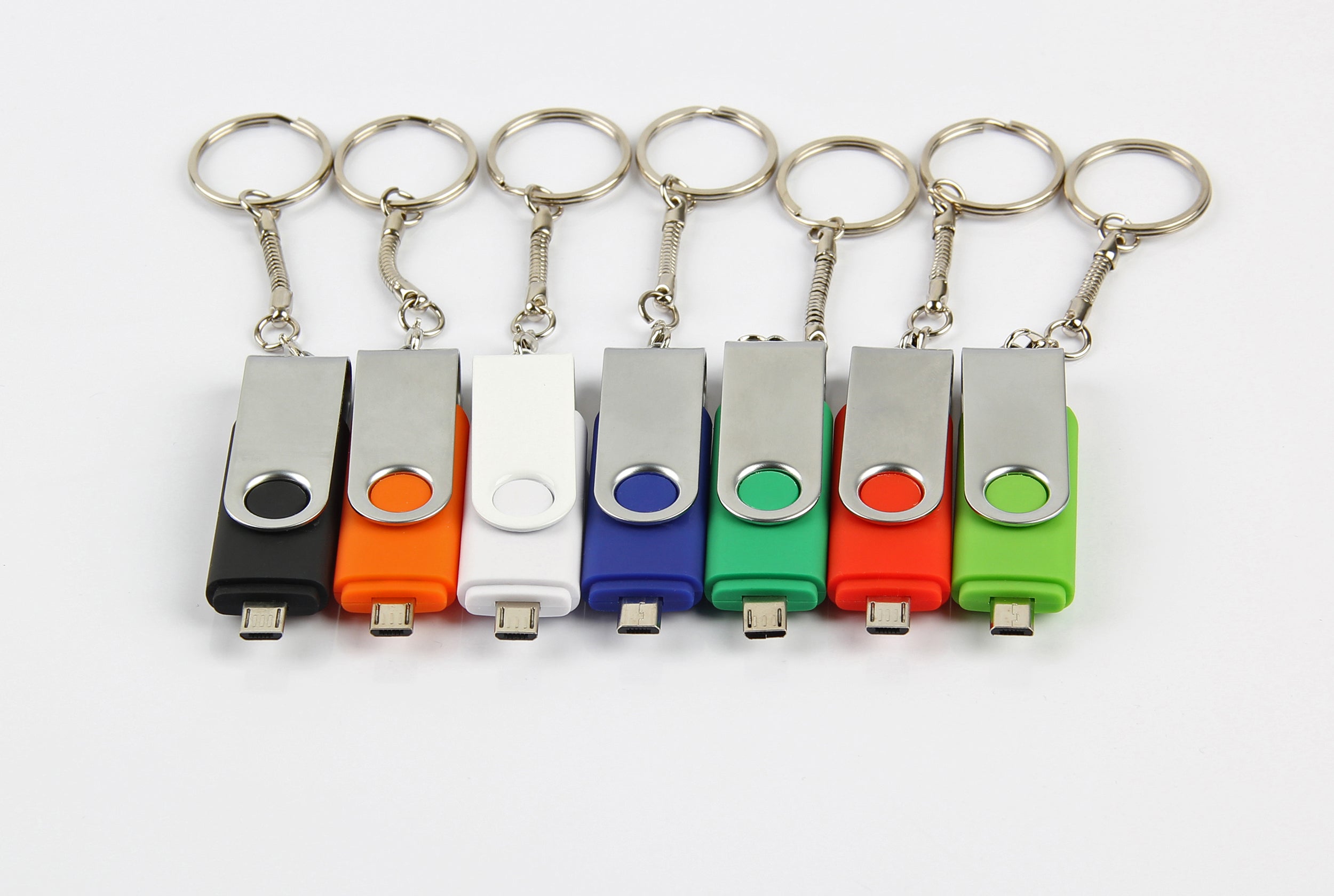 Full Colour Metal Plastic Swivel Phone USB - Al Masam Stationery LLC