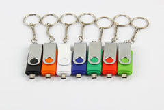 Full Colour Metal Plastic Swivel Phone USB - Al Masam Stationery LLC