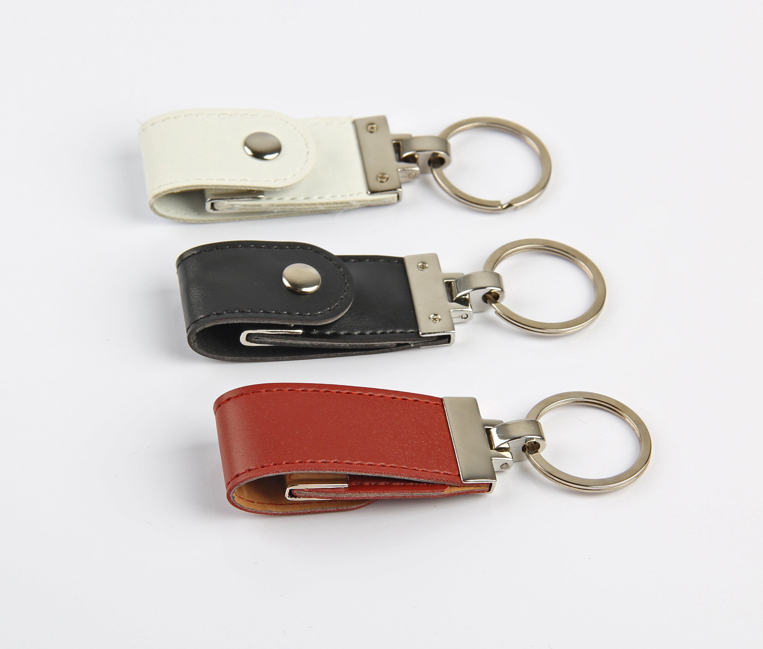 Leather Keychain USB - Model 3 - Al Masam Stationery LLC