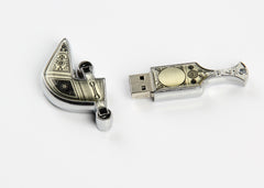 Metal Khanjar USB Silver - Al Masam Stationery LLC