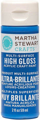 Martha Stewart Multi Surface Paint Gloss 2 Oz. Indigo - Al Masam Stationery LLC