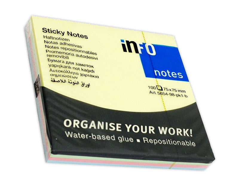 Info Notes (3x3)" - Al Masam Stationery LLC Main image