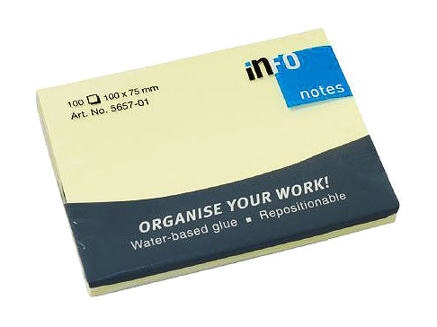 Info Notes (3x4)" - Al Masam Stationery LLC Main image