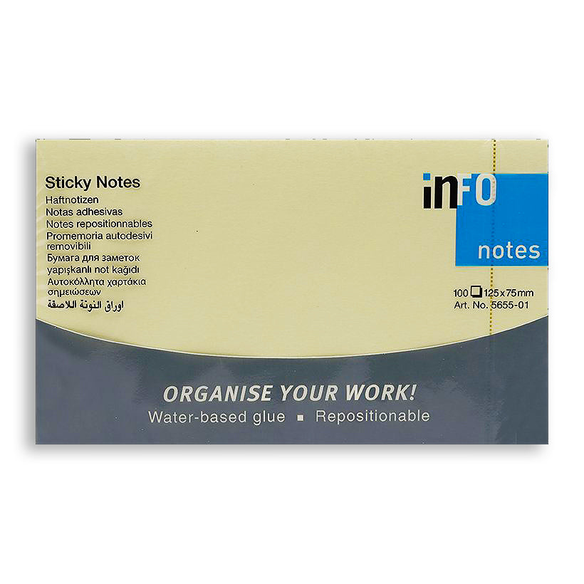 Info Notes (3x5)" - Al Masam Stationery LLC Main image