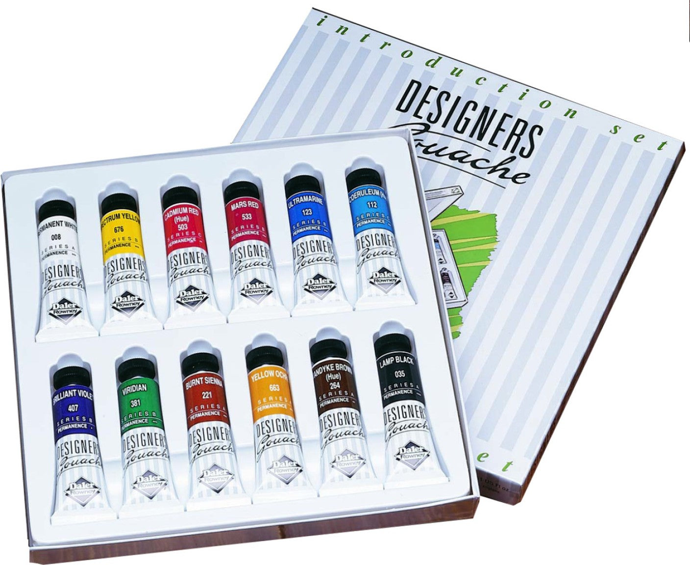 Daler Rowney Designers Gouache Introduction Pack 12*15ml - Al Masam Stationery LLC