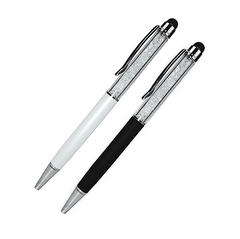 AMS-PN-19 (Crystal pen with Stylus) - Al Masam Stationery LLC