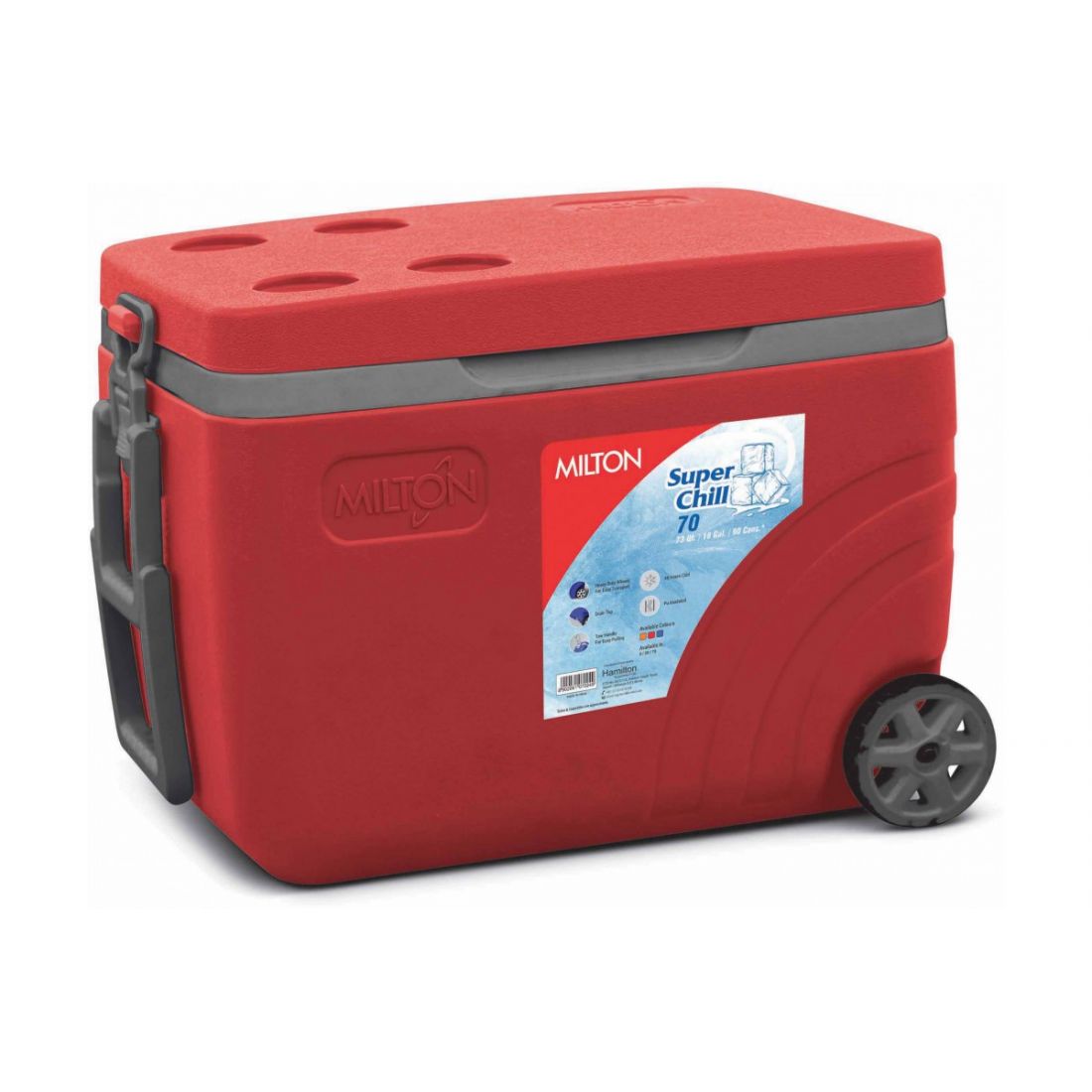 Milton Super Chill Ice Box 70L Red - Al Masam Stationery LLC
