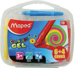 Maped Color Peps Gel Crayons Set of 6+4 - Al Masam Stationery LLC