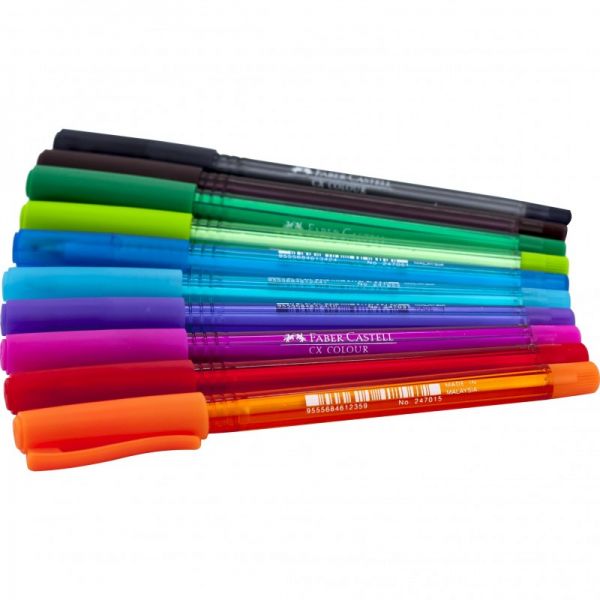 FABER-CASTELL Ball pen CX Colour Asst Set - Al Masam Stationery LLC