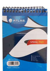 Atlas spiral notebook A7 60gsm 60Sheets - Al Masam Stationery LLC