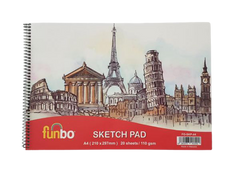 FUNBO SKETCH PAD A4(210X297mm) 20 sheets 110GSM