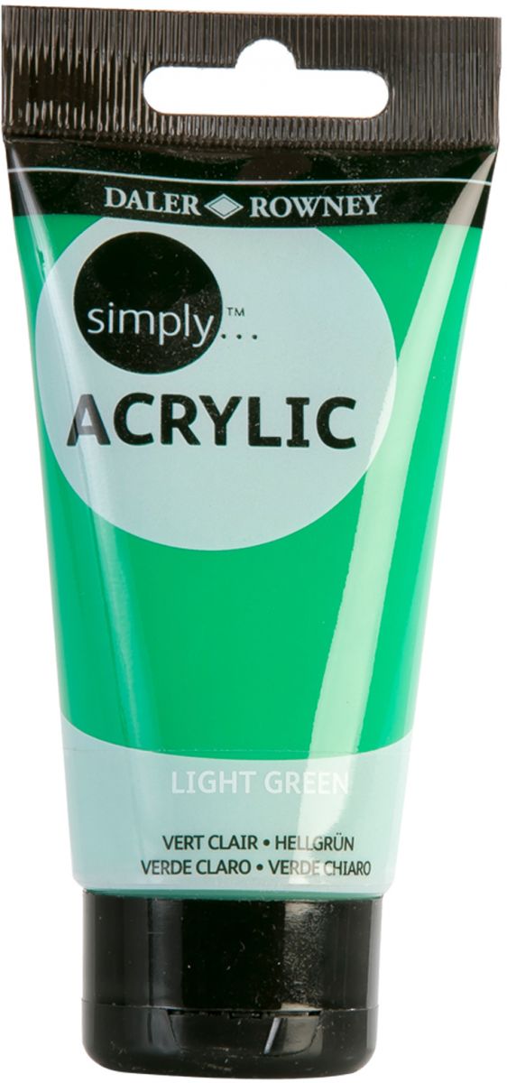 Daler Rowney Simply Acrylic Color LIGHT GREEN - Al Masam Stationery LLC