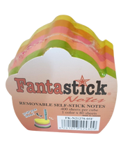 Fantastick Sticky Notes Fluorecent. 5 Color TeaPot Design - Al Masam Stationery LLC