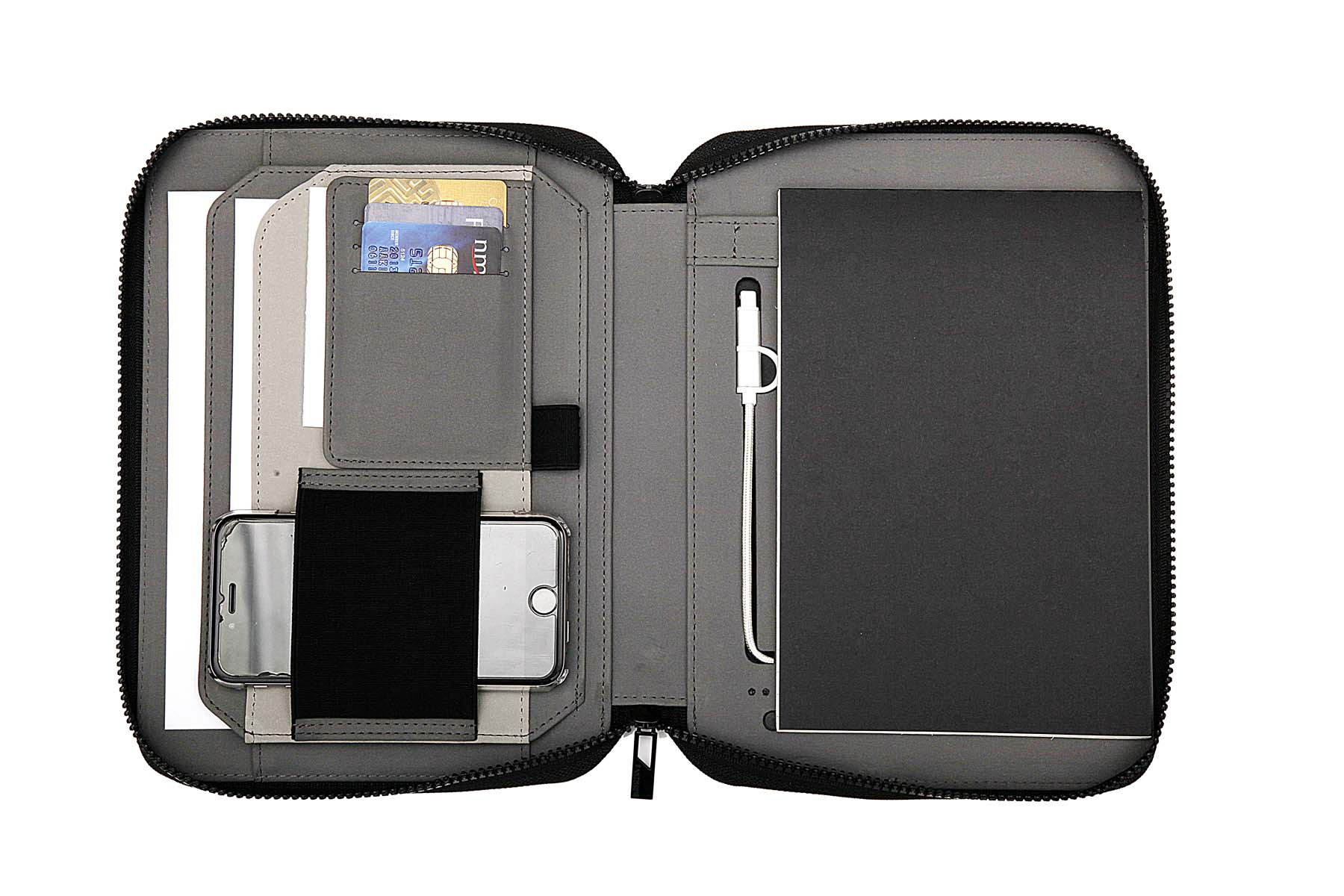 AMS-ITFO-105 - NOTX - SANTHOME Powerbank folders - Al Masam Stationery LLC