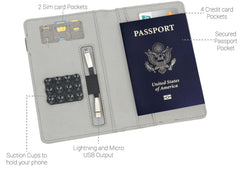 AMS-ITTA-206 - FRIST  -  PASSPORT HOLDER WITH POWERBANKS - Al Masam Stationery LLC